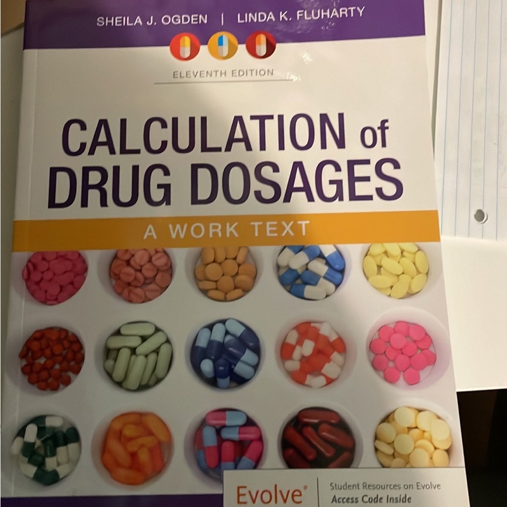 Dosage calculation nursing book